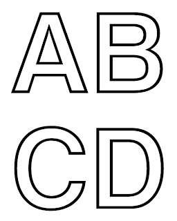 Blog Professor Zezinho : Moldes de letras do alfabeto para ... Blog Professor Zezinho : Moldes de letras do alfabeto para ...