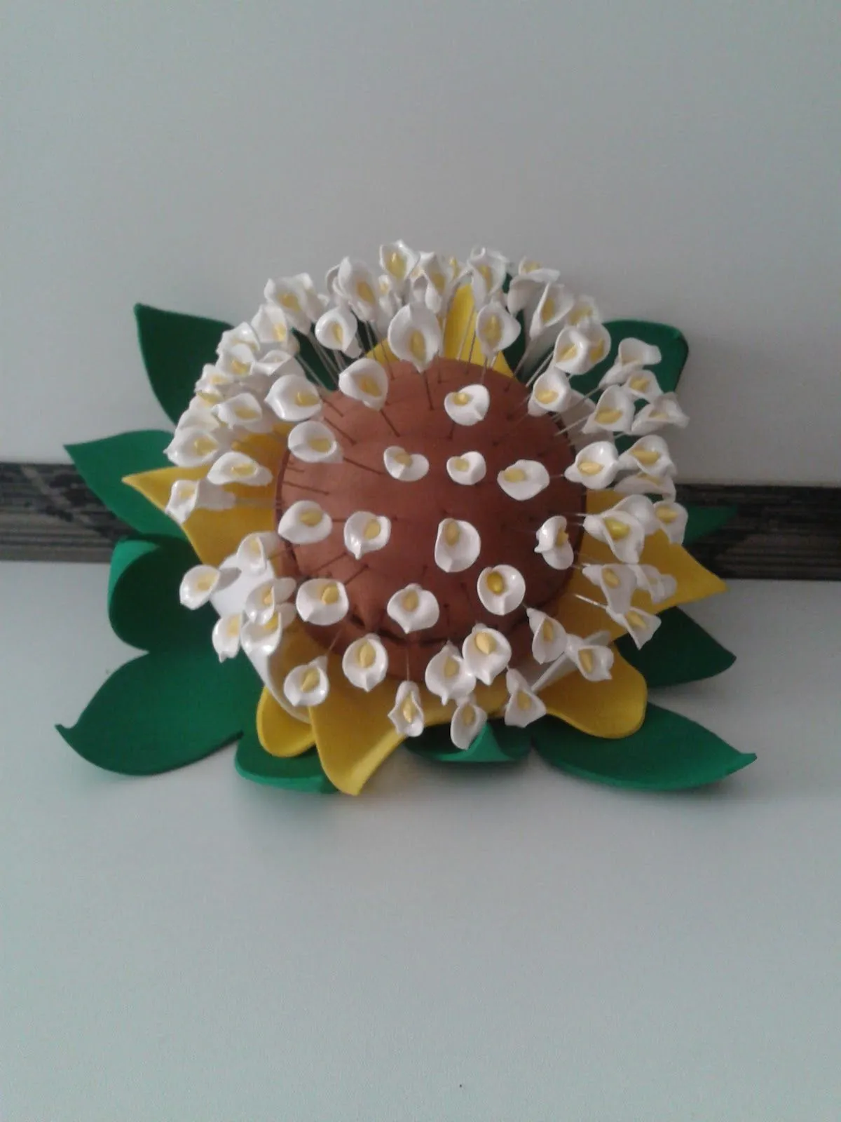 ALFILERES DE BODA MARTOS: Bouquet en goma eva para alfieleres de novia