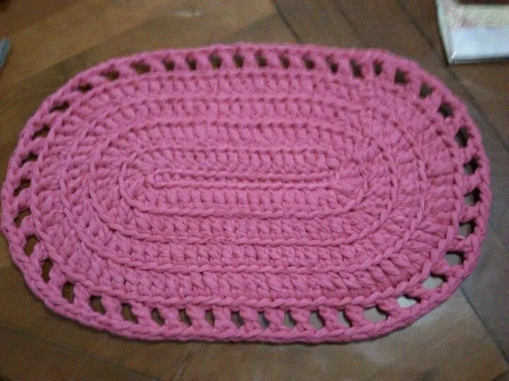 Alfombra en totora al crochet | Mis cosas | Pinterest | Crochet Alfombra en totora al crochet | Mis cosas | Pinterest | Crochet