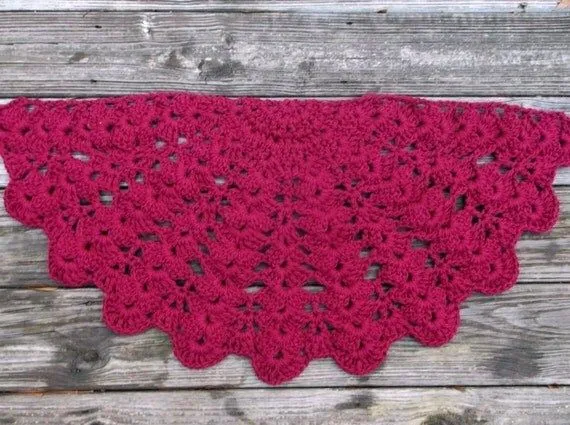 Alfombra de ganchillo de algodón vino en por byCamilleDesigns Alfombra de ganchillo de algodón vino en por byCamilleDesigns