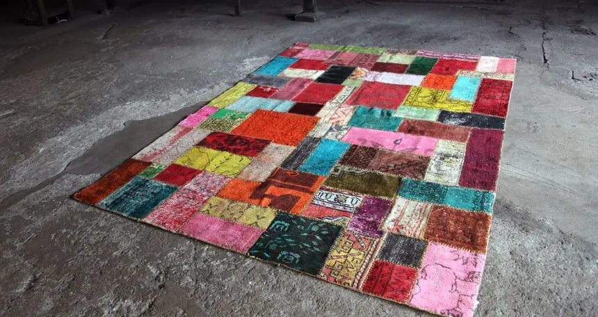 Alfombra de lana / patchwork - ALL NATIONS - Miinu Alfombra de lana / patchwork - ALL NATIONS - Miinu