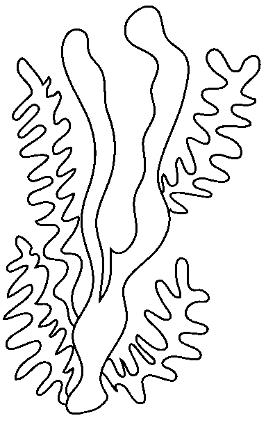 Dibujos para colorear de Algas marinas, Plantillas para colorear ... Dibujos para colorear de Algas marinas, Plantillas para colorear ...