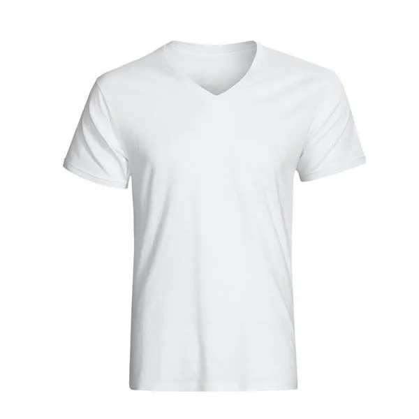 Algodón liso blanca con cuello en v de las camisetas de diseño ... Algodón liso blanca con cuello en v de las camisetas de diseño ...