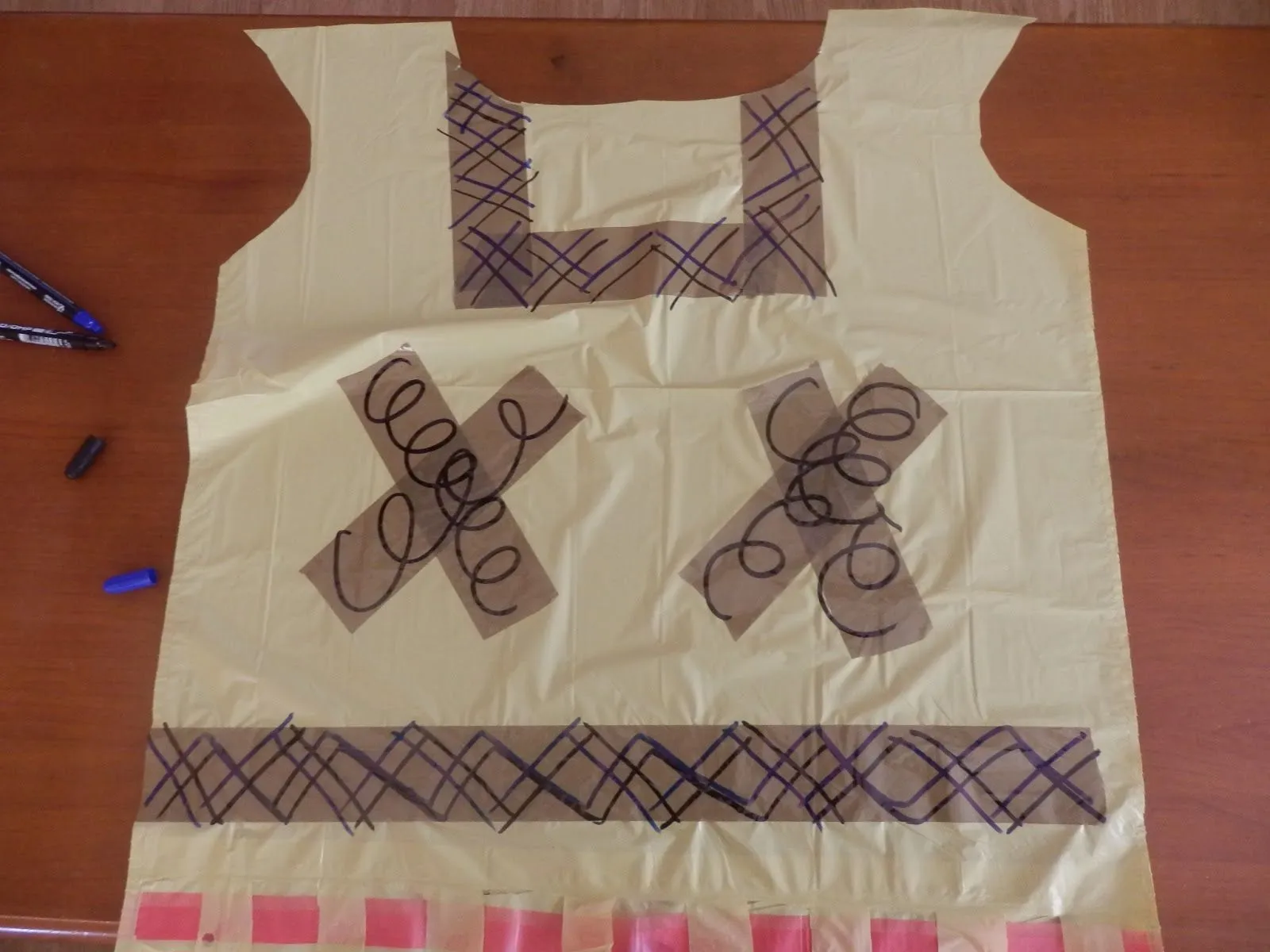 Algodón de Luna: Disfraz con bolsas de basura de Indias Diy ... Algodón de Luna: Disfraz con bolsas de basura de Indias Diy ...