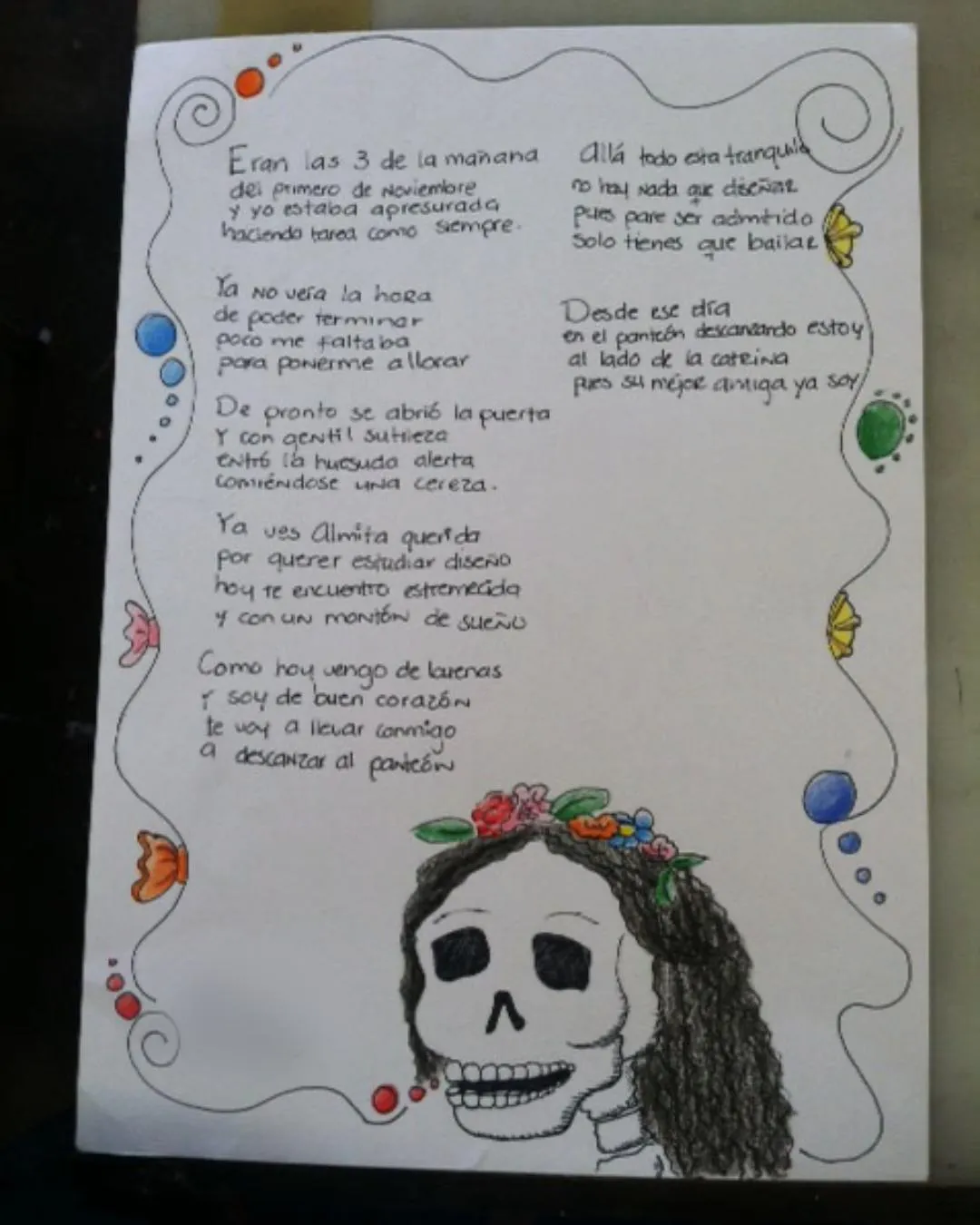 alguien que me invente una calaverita literaria por favor es para hoy doy  coronita ∵ - Brainly.lat