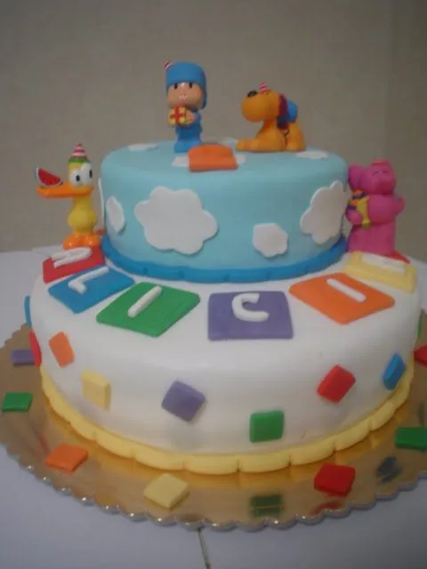 Alice no País do Açúcar: Bolo do Pocoyo - Alicia Alice no País do Açúcar: Bolo do Pocoyo - Alicia