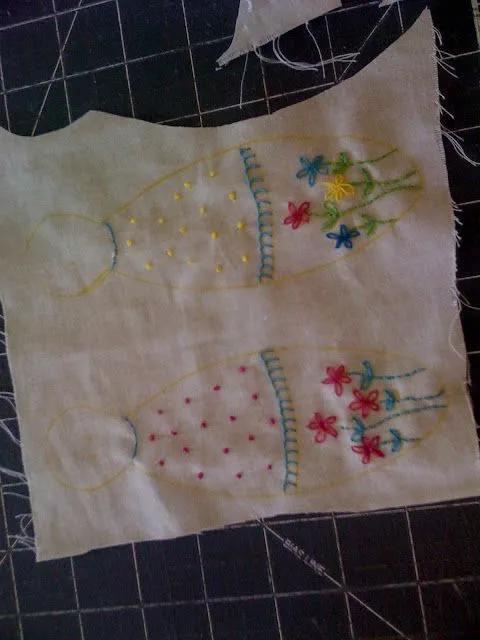 Alicia's hiding place: "Angelic pincushion" (