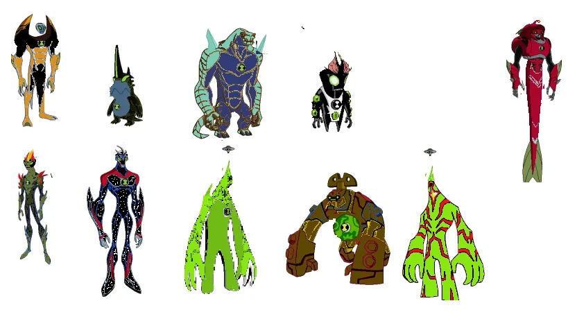 Aliens de ben 10 supremos - Imagui