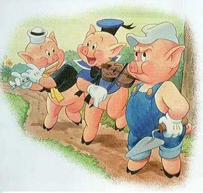 Estás en el aliento de mí ser!: Los tres cochinitos en una aventura.