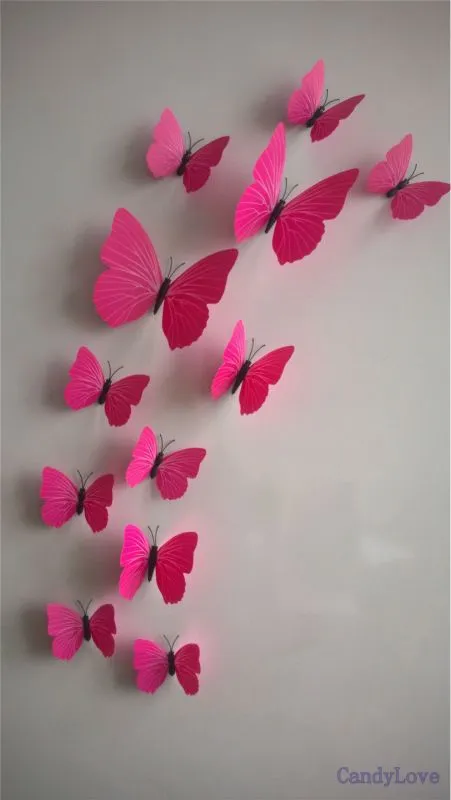 Aliexpress.com: Comprar 120 unids 3d decoración de la mariposa ... Aliexpress.com: Comprar 120 unids 3d decoración de la mariposa ...
