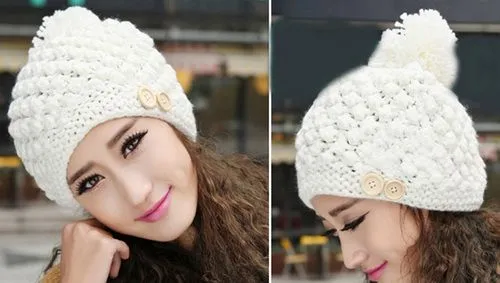 Aliexpress.com: Comprar 2014 nuevas mujeres piña trenzado Beanie ...