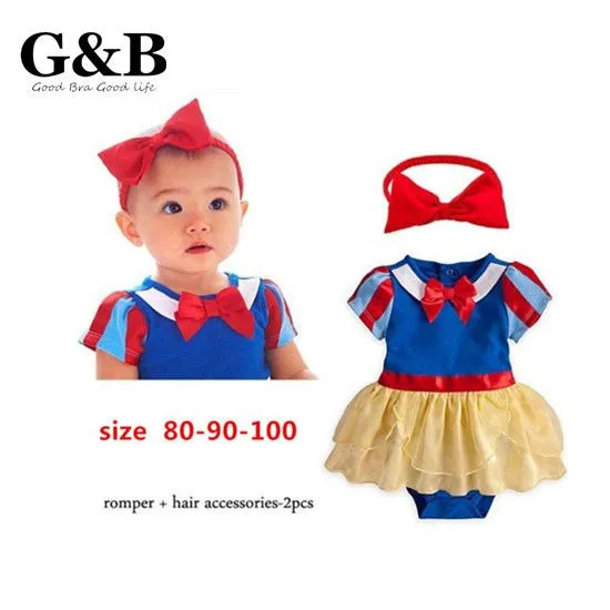 Aliexpress.com: Comprar 2015 blancanieves princesa niña mameluco ...