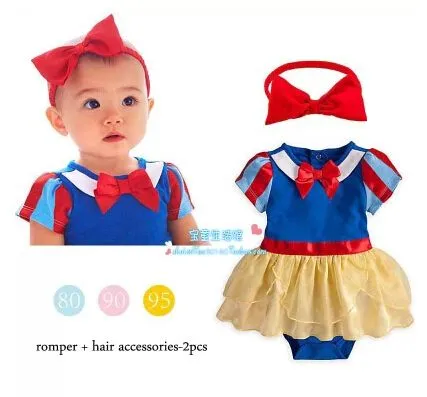 Aliexpress.com: Comprar 2015 blancanieves princesa niña mameluco ...