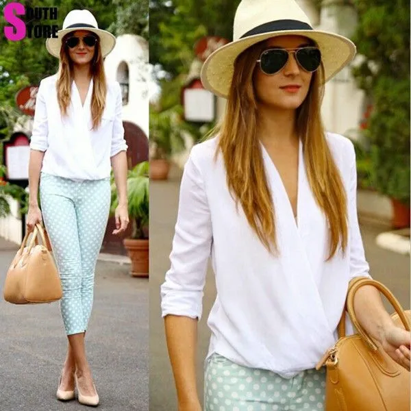 Aliexpress.com: Comprar 2015 blanco de oficina formales mujeres ...