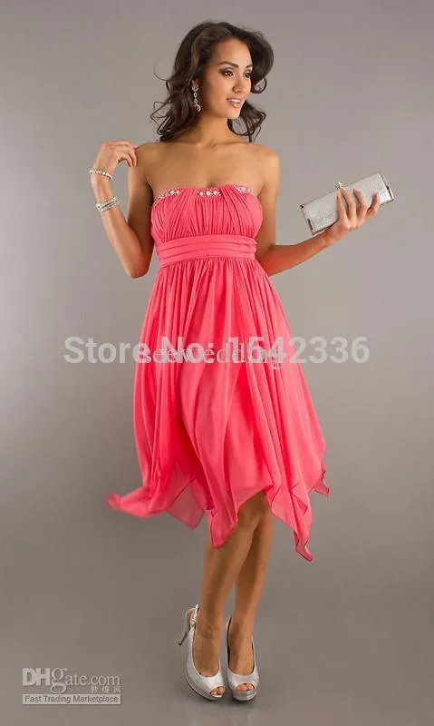 Aliexpress.com: Comprar 2015 Coral pañuelo de fiesta vestidos con ...