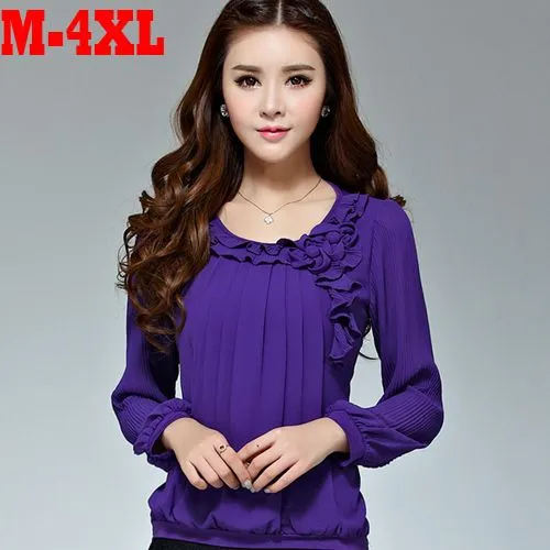 Aliexpress.com: Comprar M 4xl tallas grandes Loose Women blusas de ...