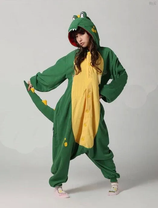 Aliexpress.com: Comprar Nuevos adultos Onesies disfraces cocodrilo ...