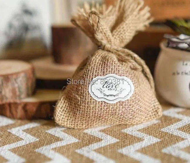Aliexpress.com: Comprar Arpillera decoración de la boda favorece ...