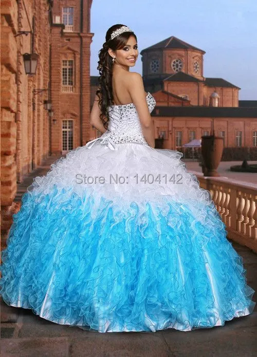 Aliexpress.com: Comprar Barato blanco y azul Quinceanera Vestidos ... Aliexpress.com: Comprar Barato blanco y azul Quinceanera Vestidos ...