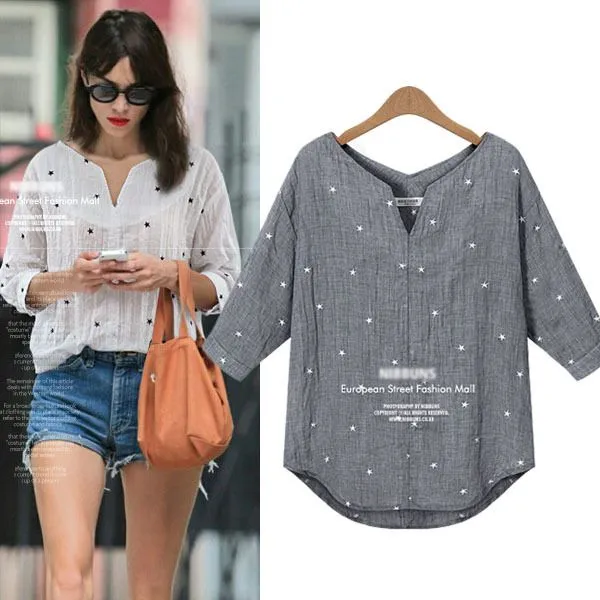 Aliexpress.com: Comprar Blusas moda para mujeres V cuello ... Aliexpress.com: Comprar Blusas moda para mujeres V cuello ...