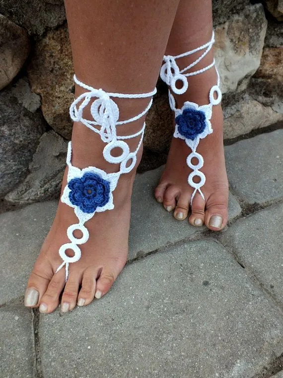 Aliexpress.com: Comprar Crochet las sandalias descalzas, zapatos ...