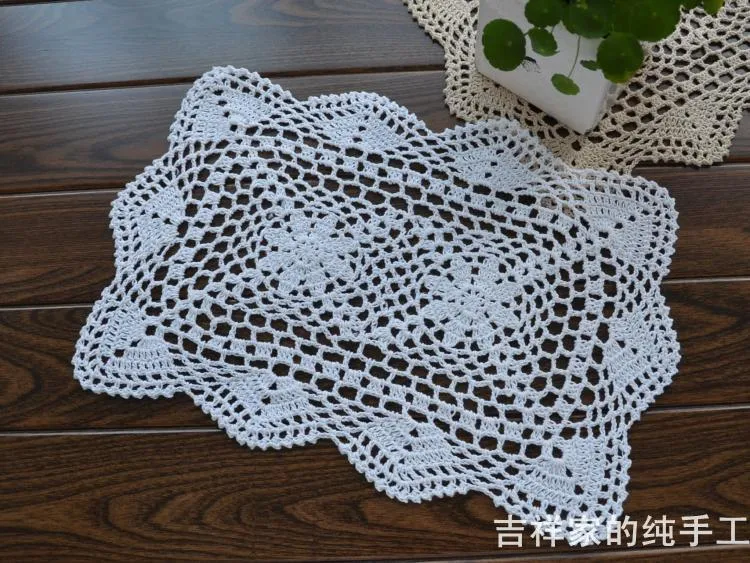 Aliexpress.com: Comprar Cuadrada hechos a mano Crochet Doilies ...