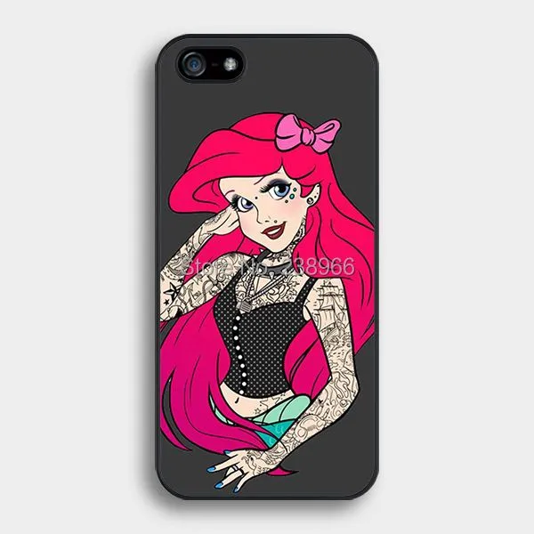 Aliexpress.com: Comprar Cubierta A354, tatuada princesa Ariel la ...