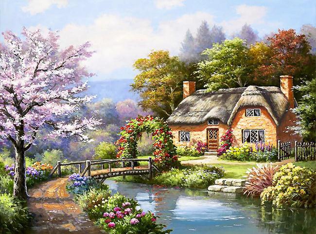 Aliexpress.com: Comprar Custom personalized casa de campo pintura ... Aliexpress.com: Comprar Custom personalized casa de campo pintura ...