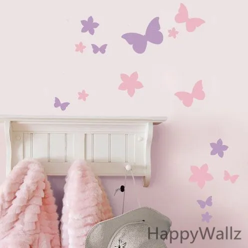 Aliexpress.com: Comprar Flor de mariposa etiqueta de la pared DIY ... Aliexpress.com: Comprar Flor de mariposa etiqueta de la pared DIY ...