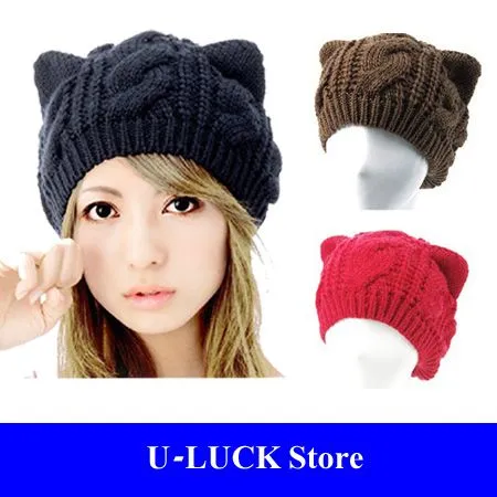 Aliexpress.com: Comprar Invierno lindo boina De Lana sombrero ...