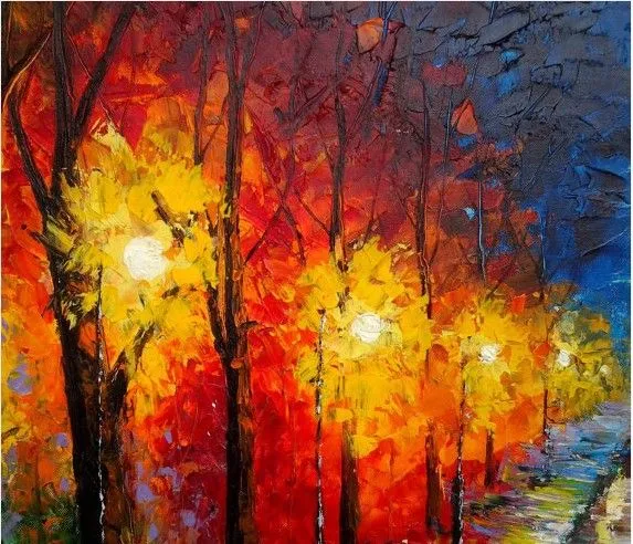 Aliexpress.com: Comprar Lluvioso luces de noche paisaje abstracto ... Aliexpress.com: Comprar Lluvioso luces de noche paisaje abstracto ...