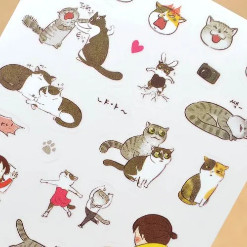Aliexpress.com: Comprar Nueva moda 6 hoja Cute Cat Animal álbum ...