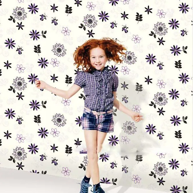 Aliexpress.com: Comprar Moderno novedad Kids Wallpaper lunares ...