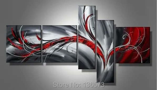 Aliexpress.com: Comprar Pintado a mano 5 unidades lona de arte ... Aliexpress.com: Comprar Pintado a mano 5 unidades lona de arte ...