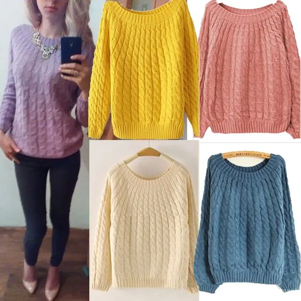 Aliexpress.com: Comprar Suéteres de invierno 2015 mujeres del O ...