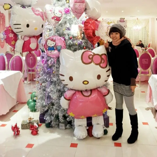 Aliexpress.com: Comprar Gran tamaño de Hello Kitty Cat foil globos ... Aliexpress.com: Comprar Gran tamaño de Hello Kitty Cat foil globos ...
