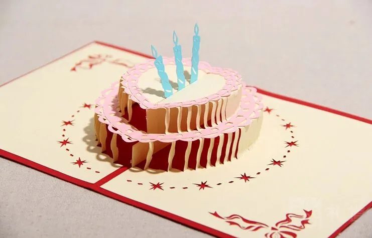 Aliexpress.com: Comprar Tarjeta de cumpleaños 3D personal creativo ...