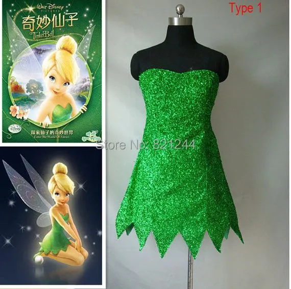 Aliexpress.com: Comprar Tinker Bell Deluxe Tinkerbell adulto verde ...