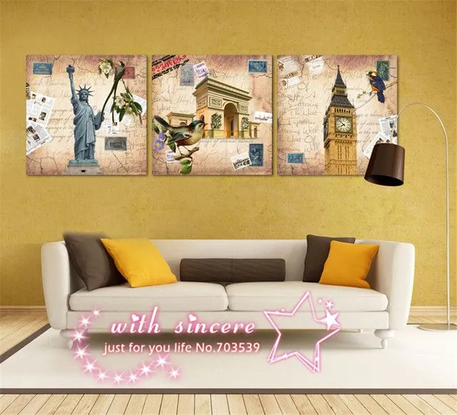 Aliexpress.com: Comprar 3 unidades de un conjunto Wall Art ...