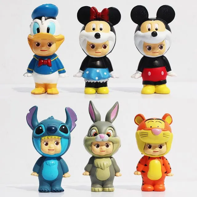 Aliexpress.com: Comprar 6 unids/set de dibujos animados de Mickey ...