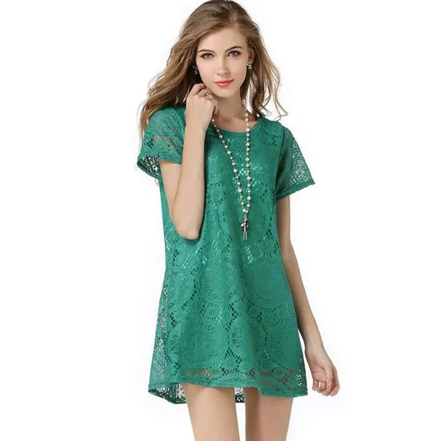 Aliexpress.com: Comprar Vestido de encaje corto verano, vestidos ... Aliexpress.com: Comprar Vestido de encaje corto verano, vestidos ...