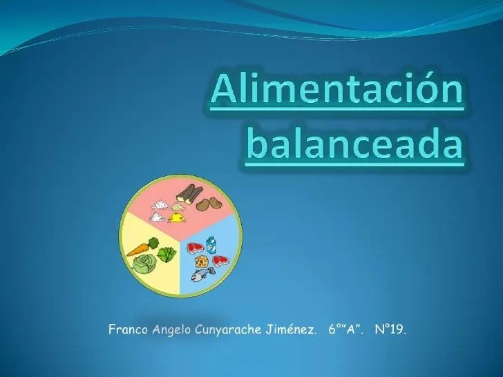 Alimentación balanceada