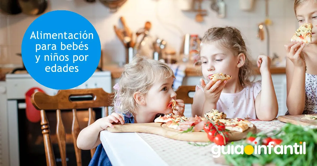 Alimentación para bebés y niños por edades - Todo lo que deben comer Alimentación para bebés y niños por edades - Todo lo que deben comer