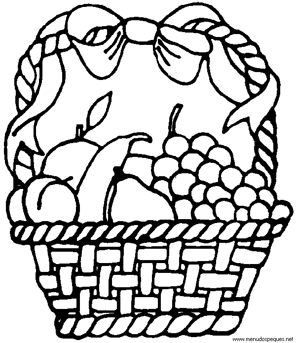 Imagenes para colorear canasto de frutas - Imagui Imagenes para colorear canasto de frutas - Imagui