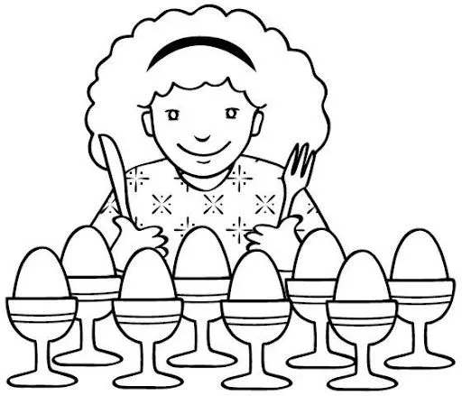 ALIMENTACION SANA DIBUJOS DE ALIMENTACION PARA COLOREAR