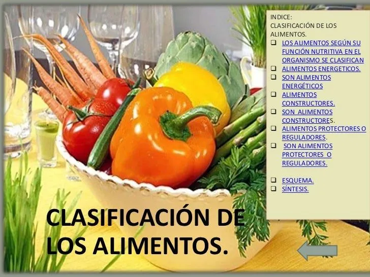 Los alimentos