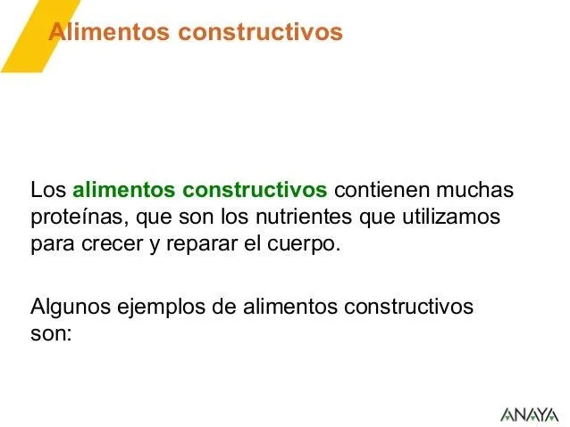 Alimentos constructivos