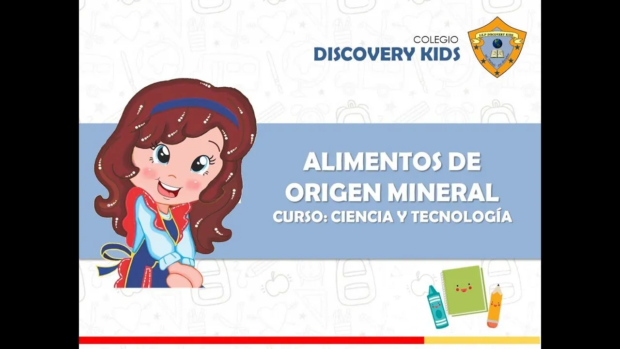 ALIMENTOS DE ORIGEN MINERAL - YouTube