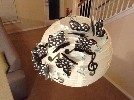 8 All That Jazz paper lantern butterfly lantern por New8eginnings