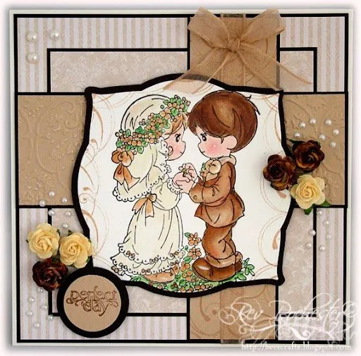 All the things I love: A wedding card for Sketch Saturday and ...